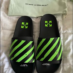 Off-White unisex Slides. Size 9.